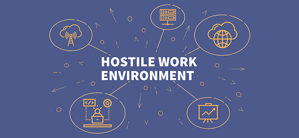 Hostile work environment graphic